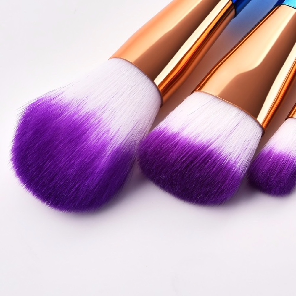 ⬇️PRICE DROP! NWT 10 Piece Makeup Brush Tool Set - Picture 2 of 7